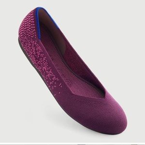 Rothy’s The Flat in Fig Python.  Size 7